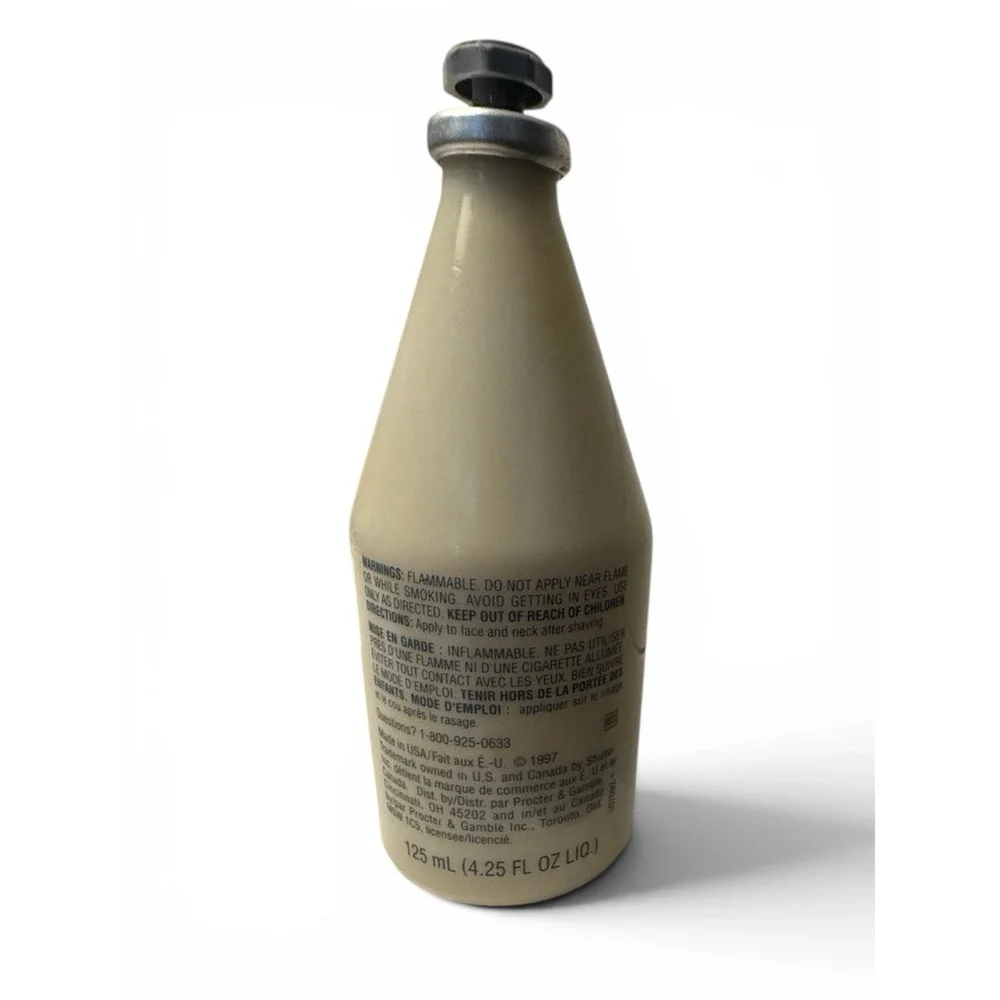 Vintage Old Spice Original After Shave Milk Glass Bottle Sailboat Star Prop 4.25 - Picture 2 of 4